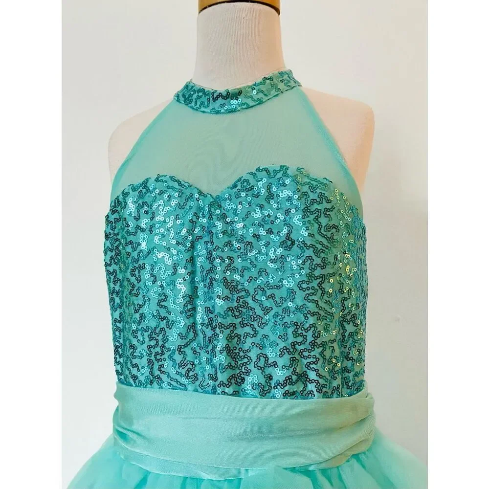 NEW iEFiEL Girls 10/12 (2XL) Dance Dress-up Tutu Costume